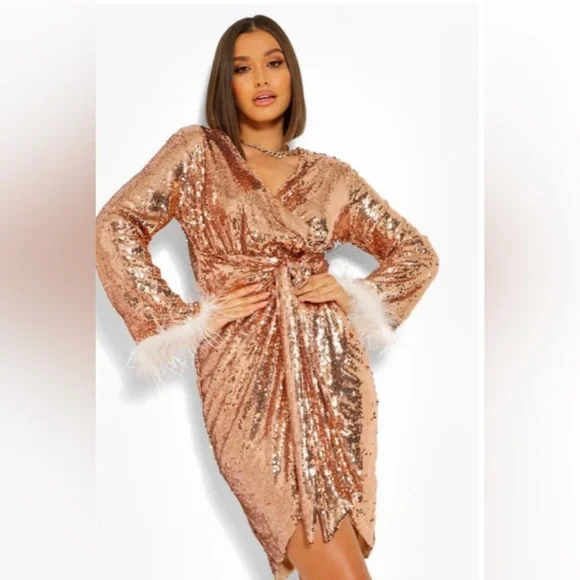 green emerald velvet dress Muse Sequin Maxi Dress  Rose Gold Gown